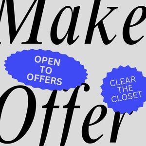 Clear the Closet! Open to offers! Create your bundle today!